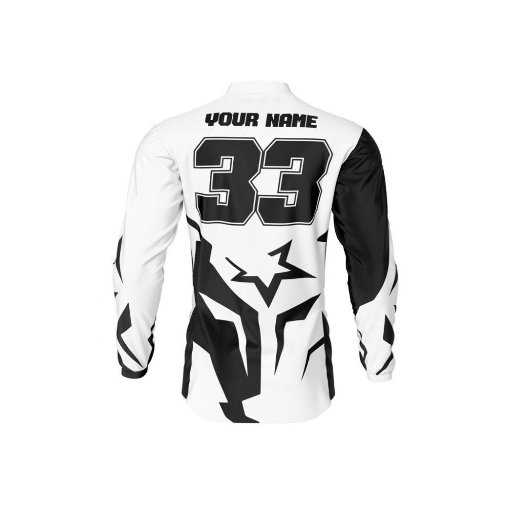 CUSTOM BMX JERSEY – SIGNATURE WHITE