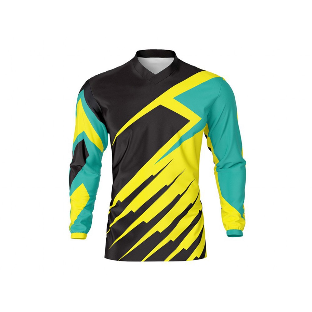 CUSTOM BMX JERSEY – ARROW YELLOW