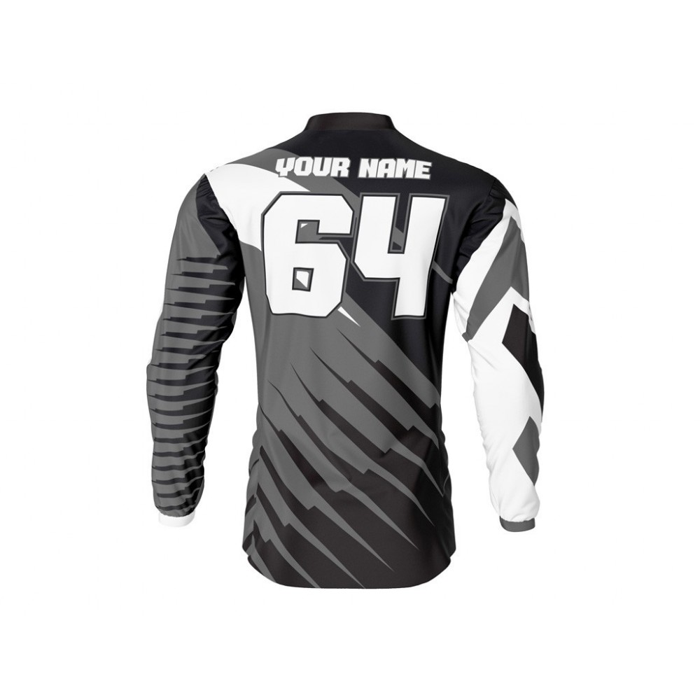 CUSTOM BMX JERSEY – ARROW GREY