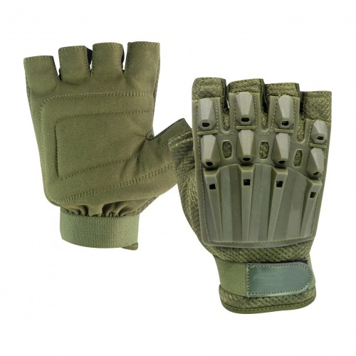 Half Finger Gloves - Olive