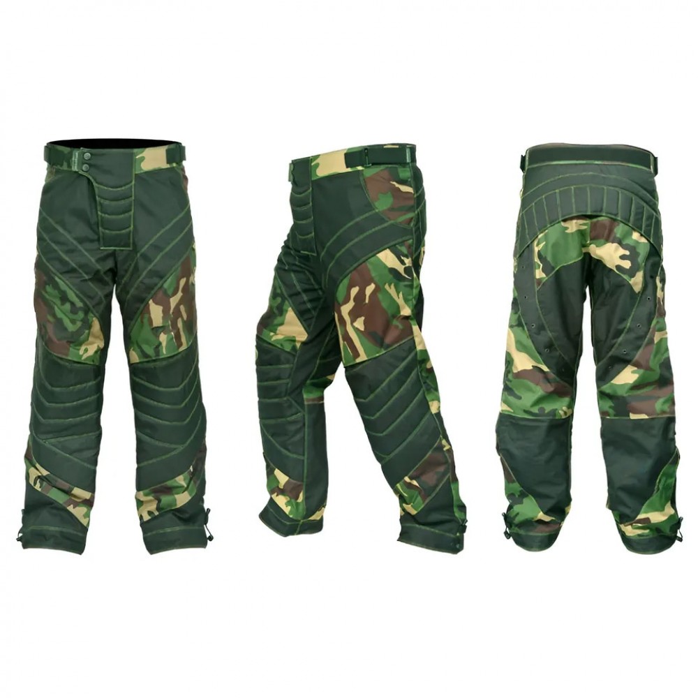 Men's Custom Lightweight Tournament Woodland Paintball Pants Sublimated