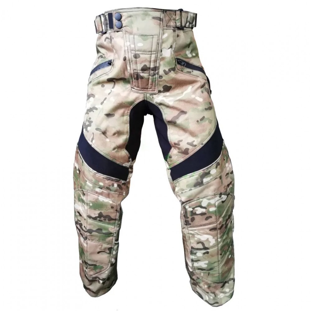 Lightweight Durable Camo Fabric Extra padding for knee Paintball Pant