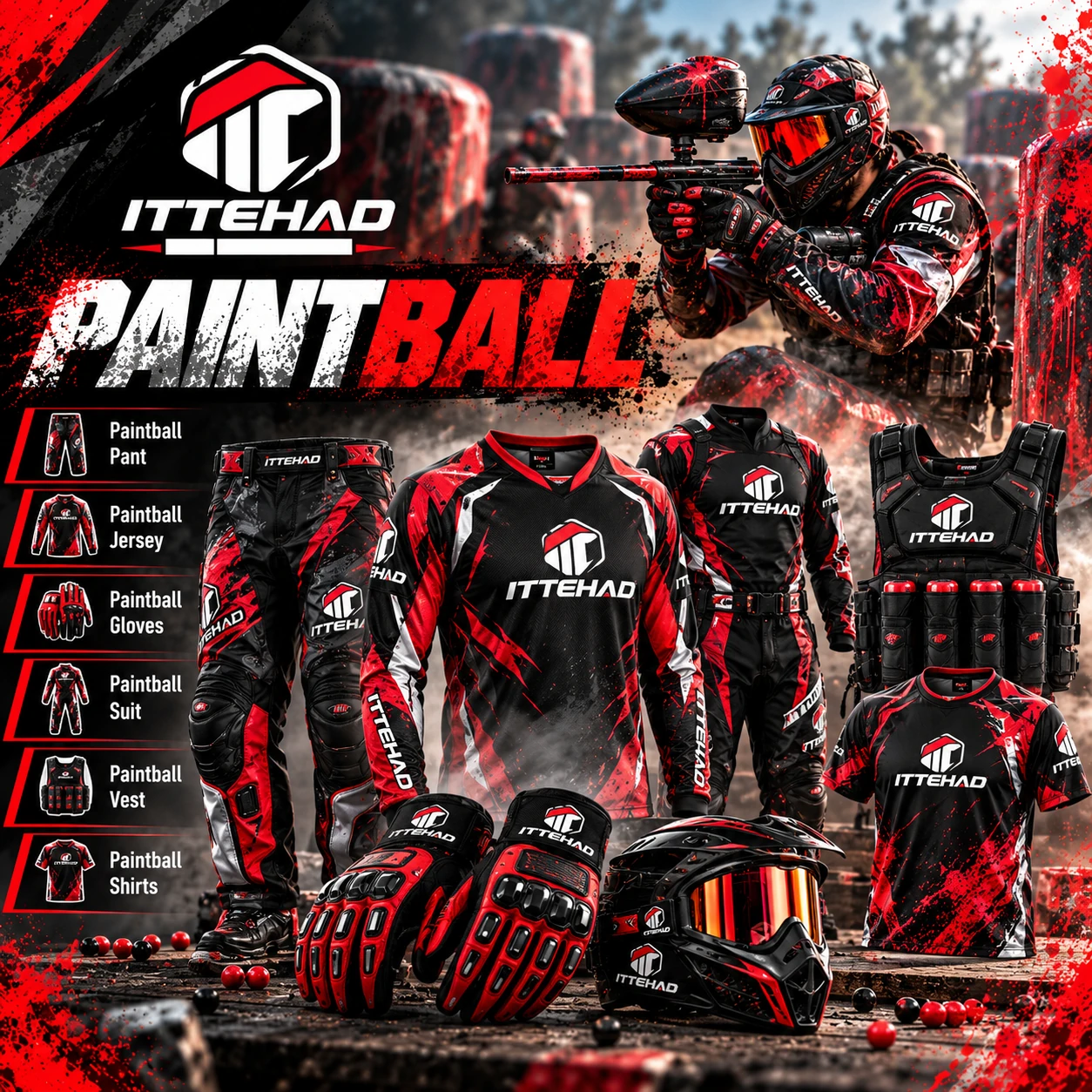 Paintball Apparel — ITTEHAD CORPORATION